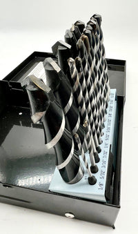 Load image into Gallery viewer, Rodman Silver Bullet Multipurpose Drill Bit Set 18pc 1/8&quot; - 1&quot;
