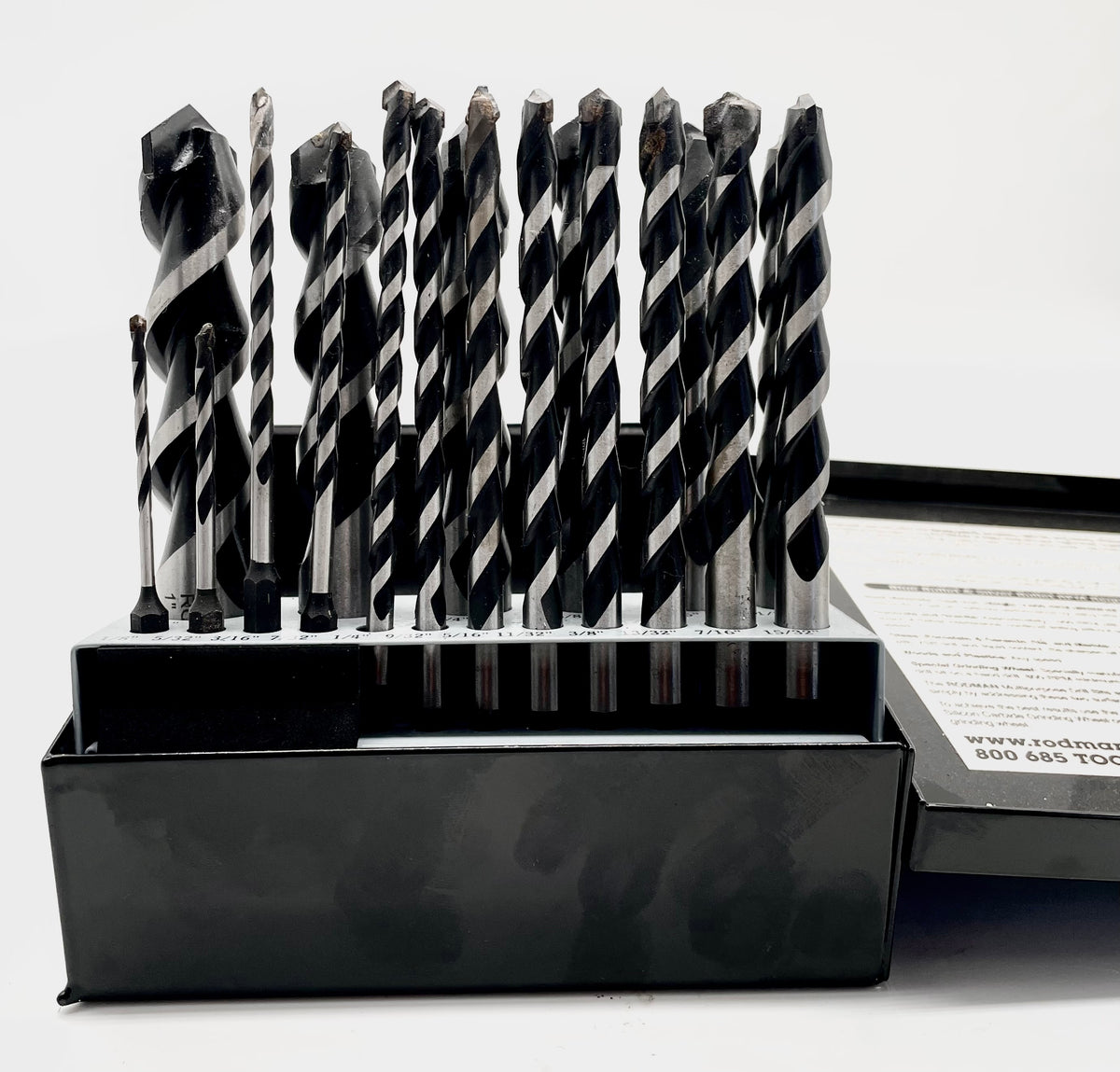 Rodman Silver Bullet Multipurpose Drill Bit Set 18pc 1/8" - 1"