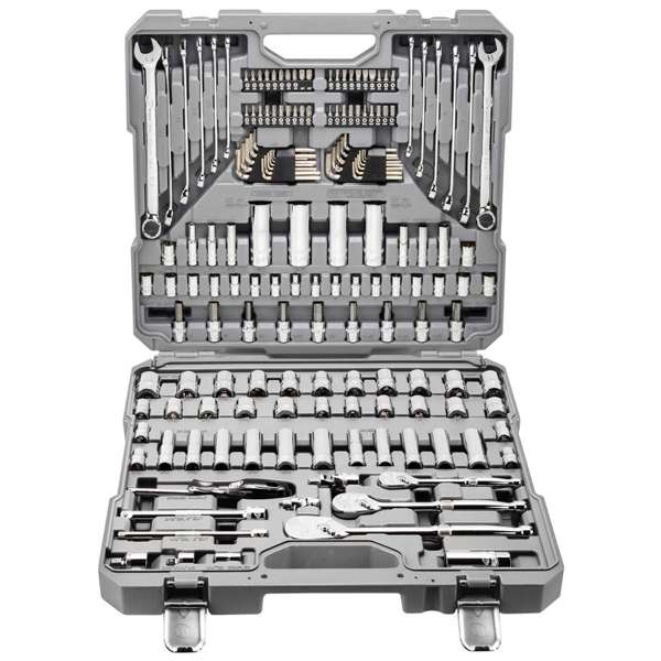 INGERSOLL RAND 167 Piece SAE/Metric Master Mechanics Tool Set