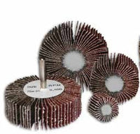 Load image into Gallery viewer, 1&quot;, 1-1/2&quot;, 2&quot;, 2-1/2&quot; &amp; 3&quot; (x 1&quot; x 1/4&quot;) 40 to 120 Grit and 6&quot; x 2&quot; x 1&quot; 60 Grit Unmounted Aluminum Oxide Flap Wheels
