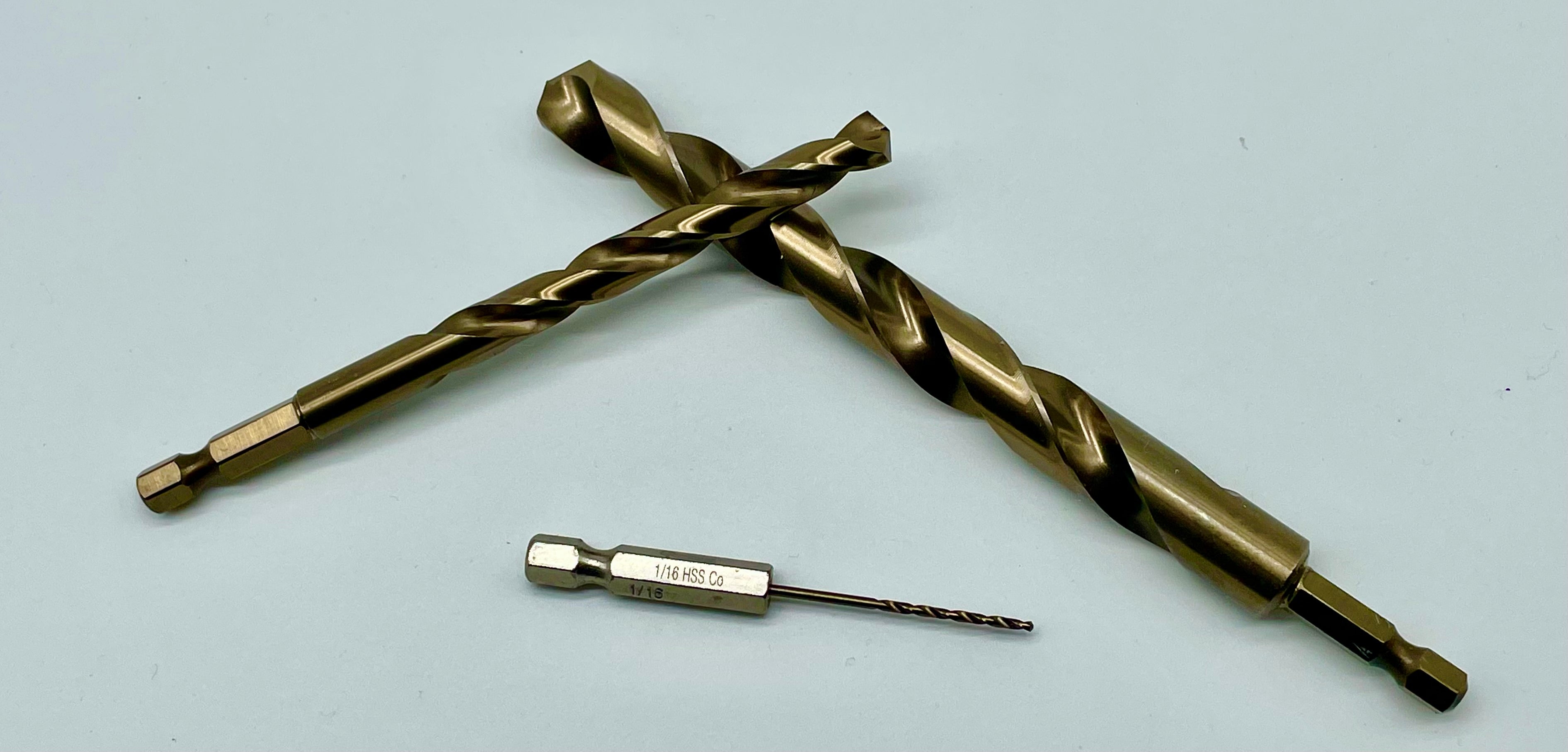 ビット COBALT JOBBER DRILL BITS - 15PC SET WITH 1/4