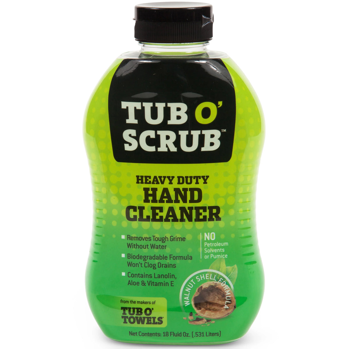 TUB O' SCRUB HEAVY DUTY HAND CLEANER, 18 OZ.