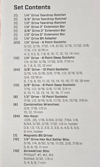 Load image into Gallery viewer, Crescent 142 Piece 1/4", 3/8" &amp; 1/2" Drive 6 &amp; 12 Point Standard &amp; Deep SAE/Metric Mechanics Tool Set - CTK142C
