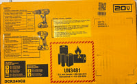 Load image into Gallery viewer, DEWALT 20V MAX Cordless Drill/Impact 2 Tool Combo Kit with (2) 20V 1.3Ah Batteries, Charger, and Bag
