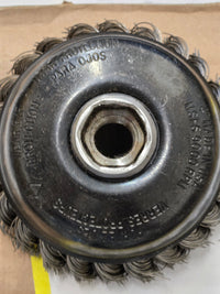 Load image into Gallery viewer, DEWALT DW49161 4" X 5/8-Inch-11 XP .014 Stainless Knot Wire Cup Brush
