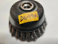 Load image into Gallery viewer, DEWALT DW49161 4" X 5/8-Inch-11 XP .014 Stainless Knot Wire Cup Brush
