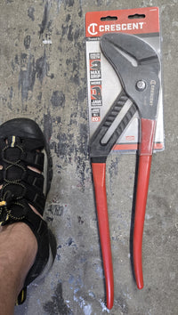 Load image into Gallery viewer, Crescent Tongue and Groove Pliers, Straight Jaw, 20-In. HL120PN
