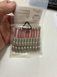 Load image into Gallery viewer, Milwaukee 48-32-3862 Shockwave Matrix Carbide 2-1/4" Phillips #2 Impact Bit 10 Pc. Set
