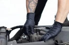 Load image into Gallery viewer, ELITE Black Nitrile Gloves Diamond Grip 6Mil POWDER / Latex Free 100 PAIR LG
