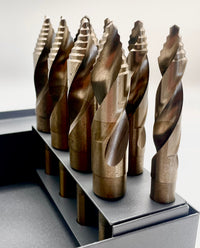Load image into Gallery viewer, REAPER STILETTO SILVER &amp; DEMING COBALT STEP TIP DRILL BIT - 8pc SET 9/16" - 1"
