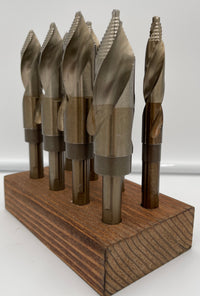 Load image into Gallery viewer, STILETTO SILVER &amp; DEMING COBALT STEP TIP DRILL BIT - 8pc SET 9/16&quot; - 1&quot;
