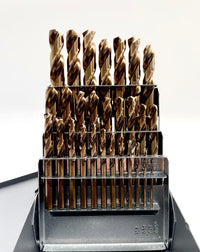 Load image into Gallery viewer, Reaper Cobalt Stubby Machine Screw Length Drill Bits 29pc 1/16” – ½” by 64ths
