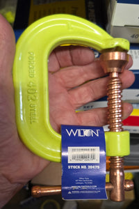Load image into Gallery viewer, WILTON H402CS Spatter Resist C-Clamp, 2" 3500lb test #20479
