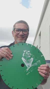 Load and play video in Gallery viewer, Green Meanie Diamond Blade 14&quot;
