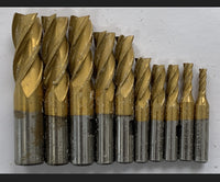 Load image into Gallery viewer, RODMAN M2 Titanium 4 Flute End Mills - 10 PC Set
