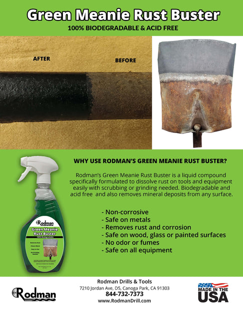 Rust Buster | Green Meanie Rust Buster | Rodman Tools