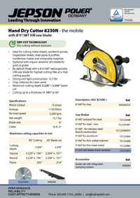 Load image into Gallery viewer, Jepson 8230 9&quot; Hand Held Metal Cutting Saw
