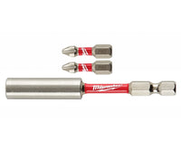 Load image into Gallery viewer, Milwaukee 48-32-3100 Shockwave Matrix Carbide 3&quot; Impact Magnetic Bit Holder Set

