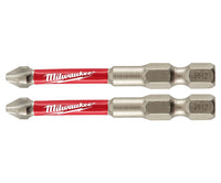 Load image into Gallery viewer, Milwaukee 48-32-3912 Shockwave Matrix Carbide 2-1/4&quot; Phillips #2 Impact Bit 2 Pc. Set
