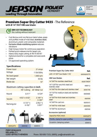 Load image into Gallery viewer, Jepson 9435 14&quot; Dry Cut Carbide Saw
