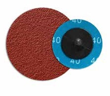 3" 50 Grit Type 3/Type R Aluminum Oxide Quick Change Sanding Discs (Pack of 25)
