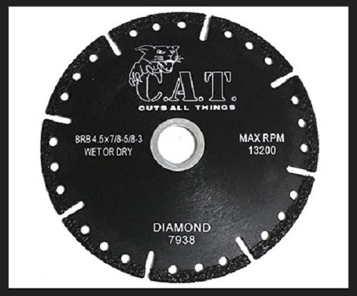 C.A.T. Diamond Blades (Cuts-All-Things) 4 1/2"