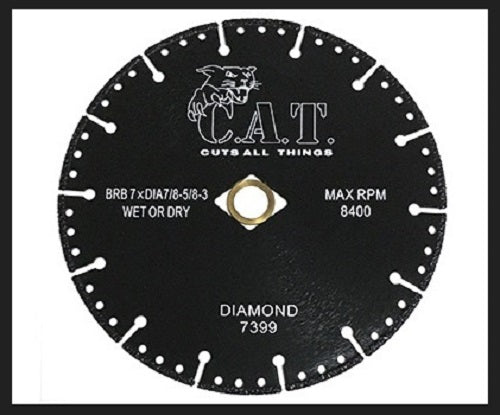 C.A.T. Diamond Blades (Cuts-All-Things) - 7"