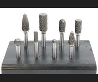 Load image into Gallery viewer, Reaper Carbide Burrs 8 Piece Set Double Cut 1/4″ Shank
