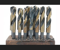 Load image into Gallery viewer, Reaper Silver and Deming 1/2&quot; Reduced Shank 13 Piece Set
